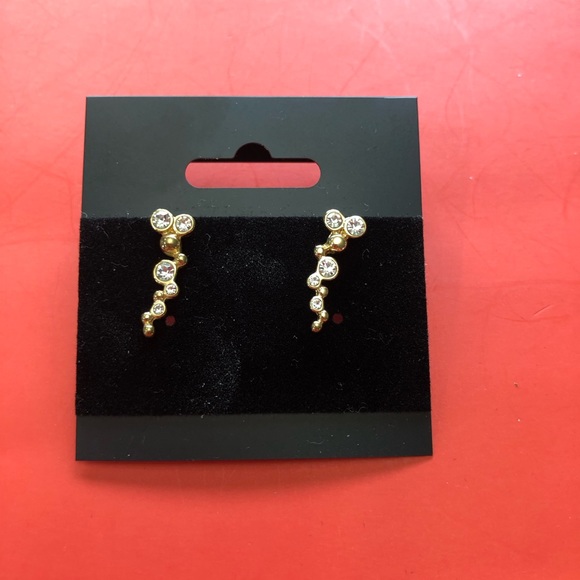 Sparkling cute earrings - Picture 3 of 4